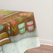 Nappe Cute, maison de pain d'épices (In Situ)