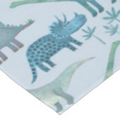 Nappe Cute Motif de dinosaure bleu préhistorique (Angle)