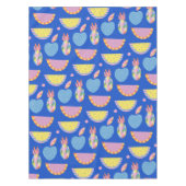 Nappe Cute Motif de fruits scandinaves Bleu Whimsical (Devant)
