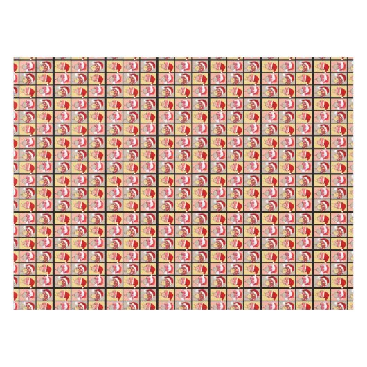 Nappe Cute Mushroomcore Père Noël Champignons de Noël (Devant (Horizontal))