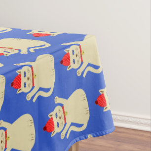 Nappe Cute Noël Chat Motif