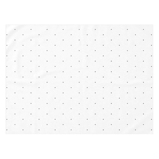 Nappe Cute Noir blanc minuscule pois élégant motif (Devant (Horizontal))