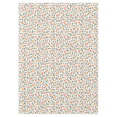 Nappe Cute Orange et Motif Feuille (Devant)