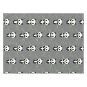 Nappe Cute Panda Bear Bambou Motif Gris (Devant (Horizontal))