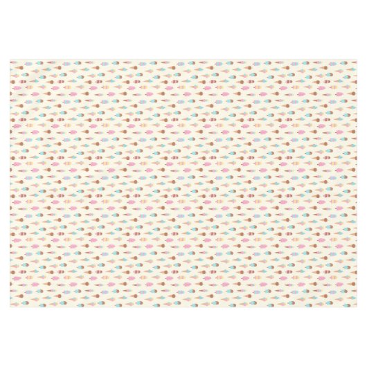 Nappe Cute Pastel Motif de crème glacée (Devant (Horizontal))
