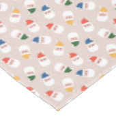 Nappe Cute Père Noël fait face au Motif de Noël (Angle)