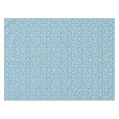 Nappe Cute pink turquoise contemporary butterfly blue (Devant (Horizontal))