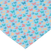 Nappe Cute pink turquoise contemporary butterfly blue (Angle)