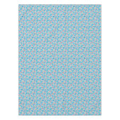 Nappe Cute pink turquoise contemporary butterfly blue (Devant)