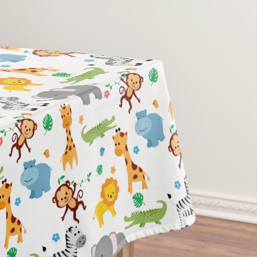 Nappe Cute Safari Animaux Nursery Motif (In Situ)