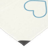 Nappe Cute Simple Heart Pattern blue black cream (Angle)