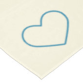 Nappe Cute Simple Heart Pattern blue pink cream (Angle)