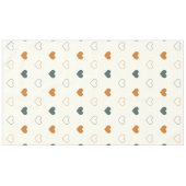 Nappe Cute Simple Heart Pattern Orange Cream Green (Devant (Horizontal))