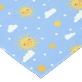 Nappe Cute Sunshine Ciel nuageux Motif (Angle)