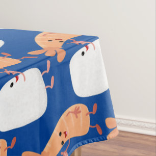 Nappe Cute sushi riz crevettes amis dessin animé