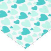 Nappe Cute Turquoise Mint Speckted Heart Motif (Angle)