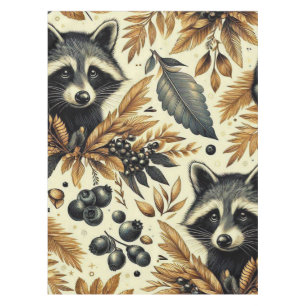 Nappe Cute Vintage Racoon Motif