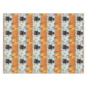 Nappe Dachshund de Thanksgiving (Devant (Horizontal))