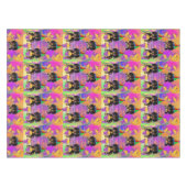 Nappe Dachshund noir et feu (Devant (Horizontal))