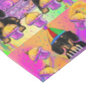 Nappe Dachshund noir et feu (Angle)