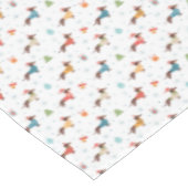 Nappe Dachshunds dans le Motif des pulls de Noël (Angle)