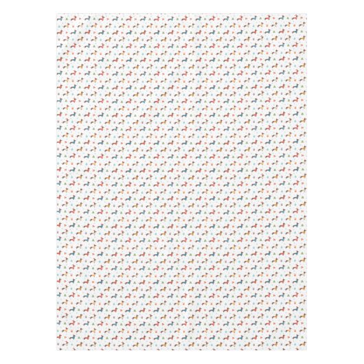 Nappe Dachshunds dans le Motif des pulls de Noël (Devant)