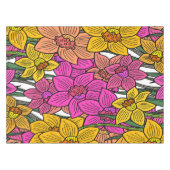 Nappe Daffodils colorés Fleurs Design (Devant (Horizontal))