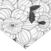 Nappe Daffodiques motif floral printanier (Angle)