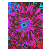 Nappe Dahlia rouge, violet et noire (Devant)