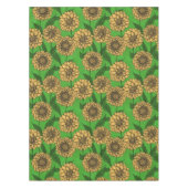 Nappe Dahlias en jaune et vert (Devant)