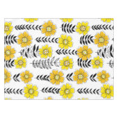 Nappe Daisy dooda en jaune et noir (Devant (Horizontal))