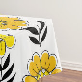 Nappe Daisy dooda en jaune et noir (In Situ)