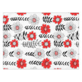 Nappe Daisy dooda en rouge et noir (Devant (Horizontal))