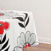 Nappe Daisy dooda en rouge et noir (In Situ)