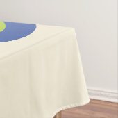 Nappe Daisy Groove Bleu, orange, violet, vert et crème (In Situ)