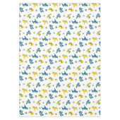 Nappe Dala folklorique suédois Animaux de ferme l bleu e (Devant)
