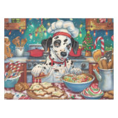 Nappe Dalmatie : Noël festif (Devant (Horizontal))