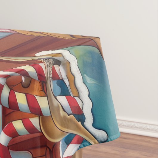 Nappe Dalmatie : Noël festif (In Situ)