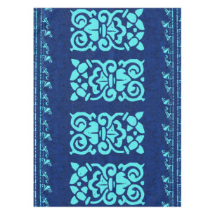 Nappe d'Amalfi en bleu et turquoise