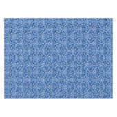 Nappe Damas bleu et blanc (Devant (Horizontal))