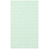 Nappe Damas florales à la menthe verte (Devant)