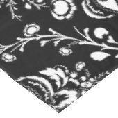 Nappe Damas noir et blanc (Angle)
