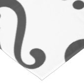 Nappe Damas noir et blanc de luxe (Angle)