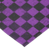 Nappe Damas rustiques, violet et noir (Angle)
