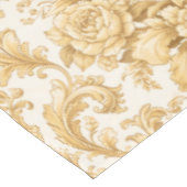 Nappe Damask Floral Doré (Angle)