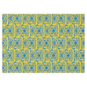 Nappe Damask Ukraine Énergification jaune de la liberté  (Devant (Horizontal))
