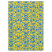 Nappe Damask Ukraine Énergification jaune de la liberté  (Devant)