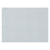 Nappe damassé bleu et vert ornement pointillisme (Devant (Horizontal))
