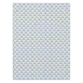 Nappe damassé bleu et vert ornement pointillisme (Devant)