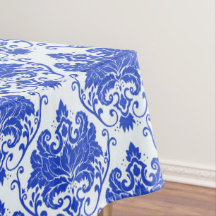 Nappe Damassé Royal Bleu